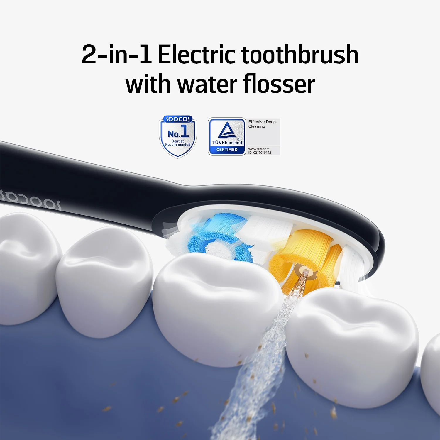 Soocas NEOS II electric toothbrush with water flosser - Image 23