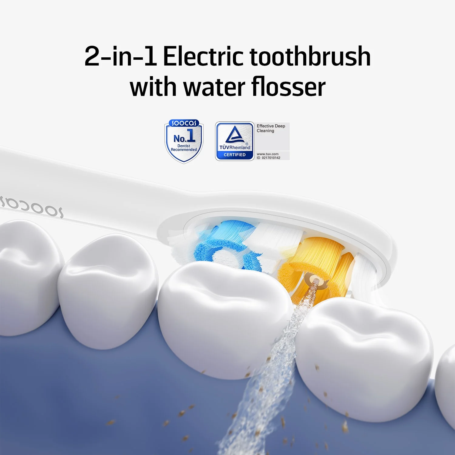Soocas NEOS II electric toothbrush with water flosser - Image 45
